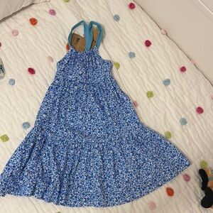 Floral Blue Kids Dress-mini Boden size 2-3 NwT